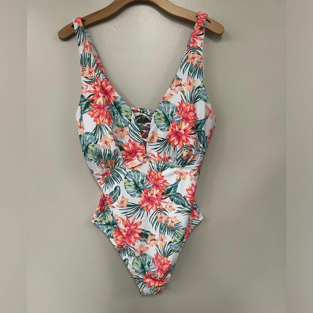 Swim Suit By Allure 2X Floral